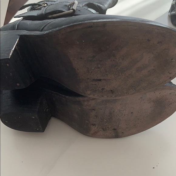 Leather Biker Boots - Picture 6 of 8